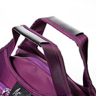 Handtasche "Farah" wasserdicht waldbeere