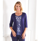 Cardigan 2-in-1 dunkelblau