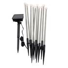Solar-Kugelleuchten Gartenstecker 10er-Set
