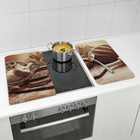 Herdabdeckplatten "Brot-Design" 2er-Set Basilico