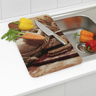 Herdabdeckplatten "Brot-Design" 2er-Set Basilico