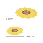Topfuntersetzer-Set "Sonnenblumen" aus Silikon 4-tlg. Basilico