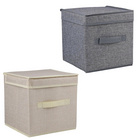 Aufbewahrungsboxen aus Filz faltbar 2er-Set