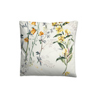 biberna Baumwoll-Satin Bettwäsche Blumen perlmutt, 1x 155x220 cm + 1x 80x80 cm