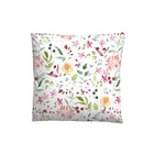 Castell Baumwoll Seersucker Bettwäsche Blüten weiß, 1x 135x200 cm + 1x 80x80 cm