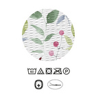 Castell Baumwoll Seersucker Bettwäsche Blüten weiß, 1x 135x200 cm + 1x 80x80 cm