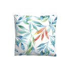 Castell Baumwoll Seersucker Bettwäsche Blätter bunt, 1x 155x200 cm + 1x 80x80 cm