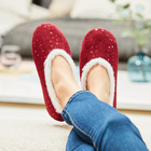 Slipper „Isabelle“ bordeaux