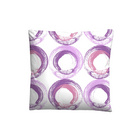 Castell Baumwoll Renforce Bettwäsche Kreise viola, 1x 155x220 cm + 1x 80x80 cm