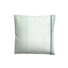 Castell Baumwoll Renforce Bettwäsche Längsmuster mint, 1x 135x200 cm + 1x 80x80 cm