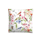 biberna Baumwoll-Satin Bettwäsche Birdie weiß, 1x 135x200 cm + 1x 80x80 cm