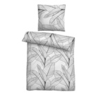 Castell Cooling Bettwäsche Dschungel pistaziengrün, 1x 135x200 cm + 1x 80x80 cm