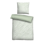 biberna Tencel Bettwäsche Strudel salbei, 1x 155x220 cm + 1x 80x80 cm