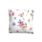 biberna Seersucker Bettwäsche Sommerblumen pink, 1x 155x220 cm + 1x 80x80 cm