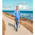 Leggings "Blüten" blau