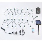 LED-Lichterkette 30 LEDs mit Solar- oder Netzbetrieb