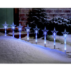 LED-Gartenstecker "Stern" mit Farbwechsel, 8er-Set