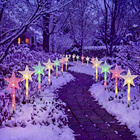 LED-Gartenstecker "Stern" mit Farbwechsel, 8er-Set
