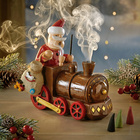 Räucher-Weihnachtsmann im Zug