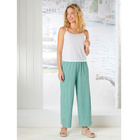 Sommerhose in Schlupfform salbei