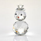 Glas-Miniatur "Schneemann"