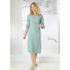 Kleid "Clara" salbei bügelfrei