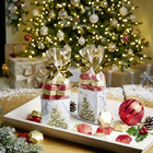 Präsenttüten "Weihnachtsbaum" rot + gold 2er-Set