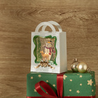 LED-Weihnachtsdeko "Schneetasche" mit Schneemann weiß Eldo