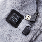 Beheizbarer Schal mit Powerbank grau
