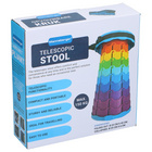 Teleskopstuhl faltbar Regenbogen mit Tragegriff