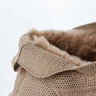 Sneaker "Barbara" in Strickoptik taupe