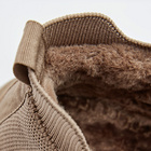 Sneaker "Barbara" in Strickoptik taupe