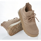 Sneaker "Barbara" in Strickoptik taupe
