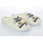 Hausschuh "Eule" beige