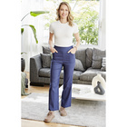 High-Waist-Jeans "Coco" blau