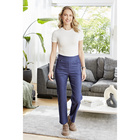 High-Waist-Jeans "Coco" blau