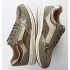 Sneaker "Anouk" grün-bronze