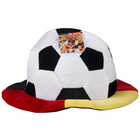 Fan-Hut im Deutschland-Design mit Fußball-Motiv