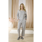 Lounge-Pulli graumeliert