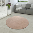 Hochflor-Teppich RABBIT 780 Beige Rund Paco Home