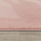 Kurzflor-Teppich CADIZ 630 Rosa Rund Paco Home