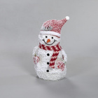 LED-Schneemänner "Familie Frosty" (Mann + Frau + Kind)
