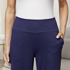 Jersey-Hose dunkelblau