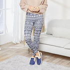 Leggings "Lama" grau-weiß