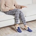 Leggings "Lama" grau-weiß