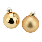 Weihnachtskugeln Gold, 12er-Set – Wurm