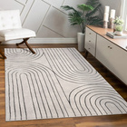 Kurzflor Teppich Tuana 215 Grau Paco Home