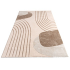 Kurzflor Teppich Tuana 216 Beige Paco Home
