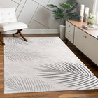 Kurzflor Teppich Tuana 218 Grau Paco Home