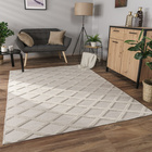 Kurzflor Teppich Utrecht 642 Creme Paco Home